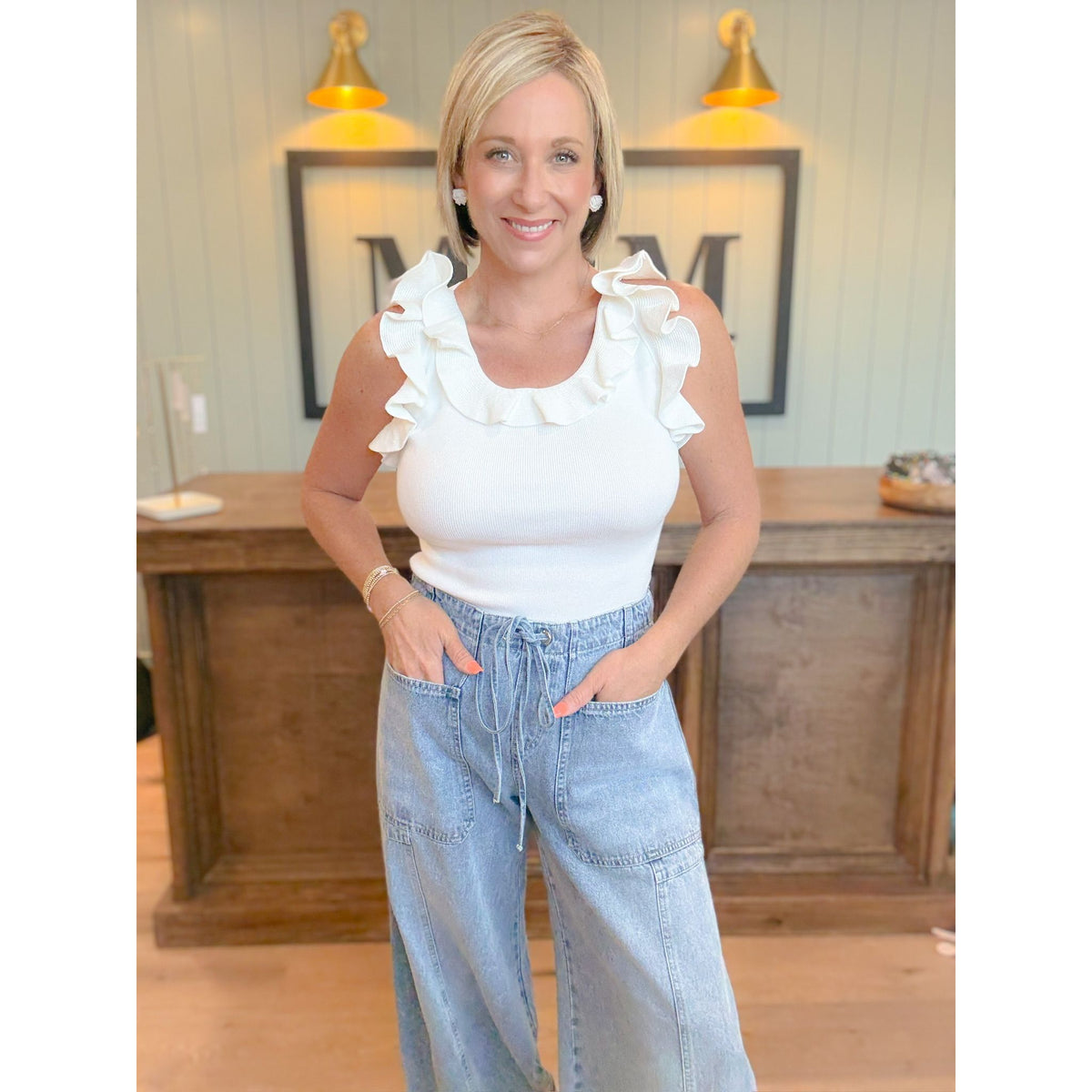 Juliette Ruffle Knit