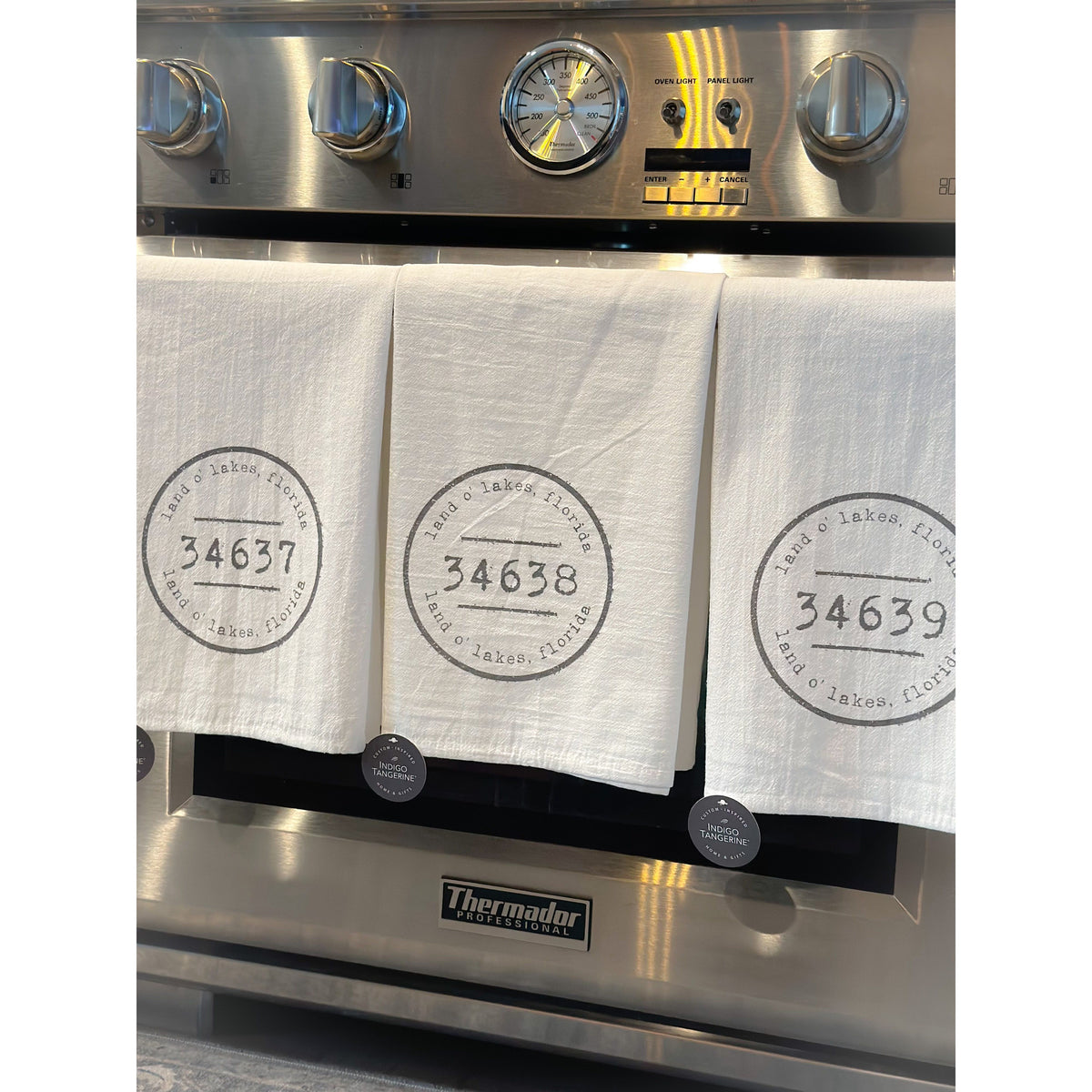 Zip Code Cotton Tea Towel