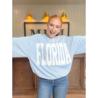 Florida Oversized Graphic Sweatshirt