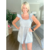 Carter Denim Romper