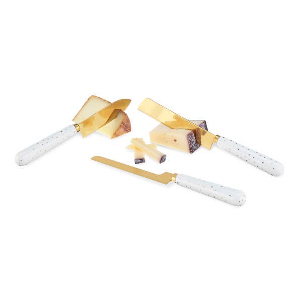 Starlight Cheese Knife Set by Twine®