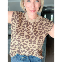 Leopard Sweater Tank