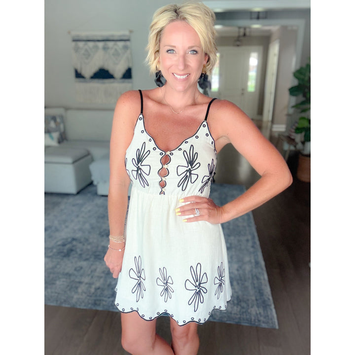 Camille Embroidered Dress