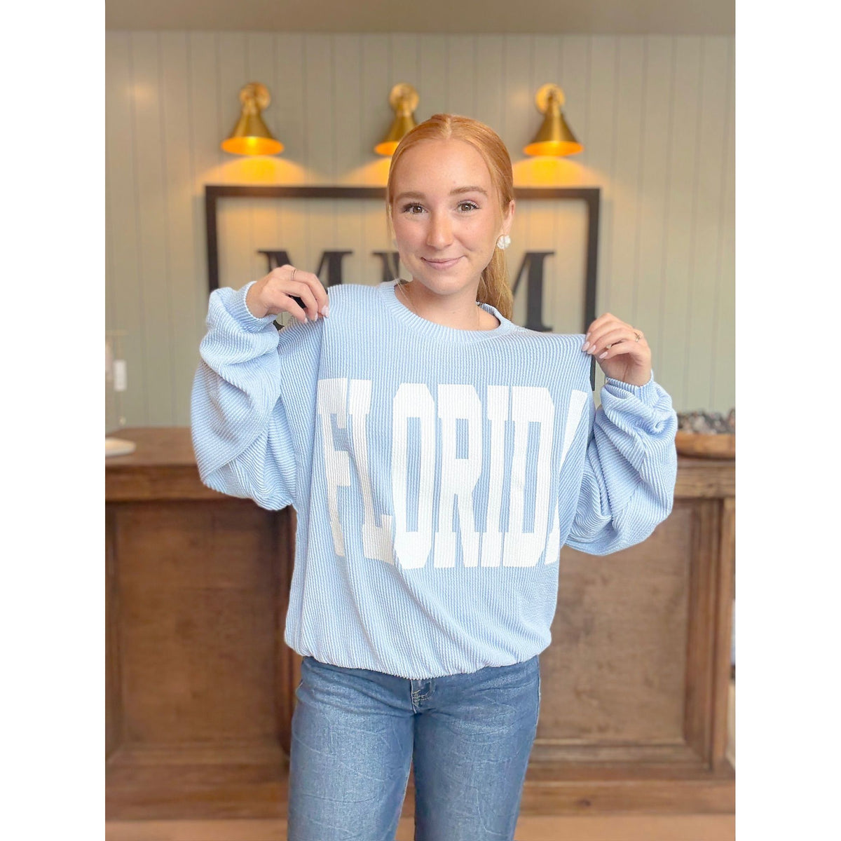 Florida Oversized Graphic Sweatshirt
