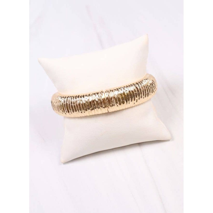 Bryton Ribbed Stretch Bracelet