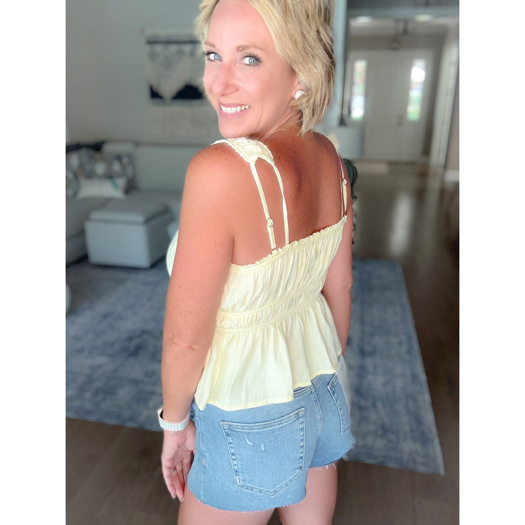 Darling Days Peplum Top