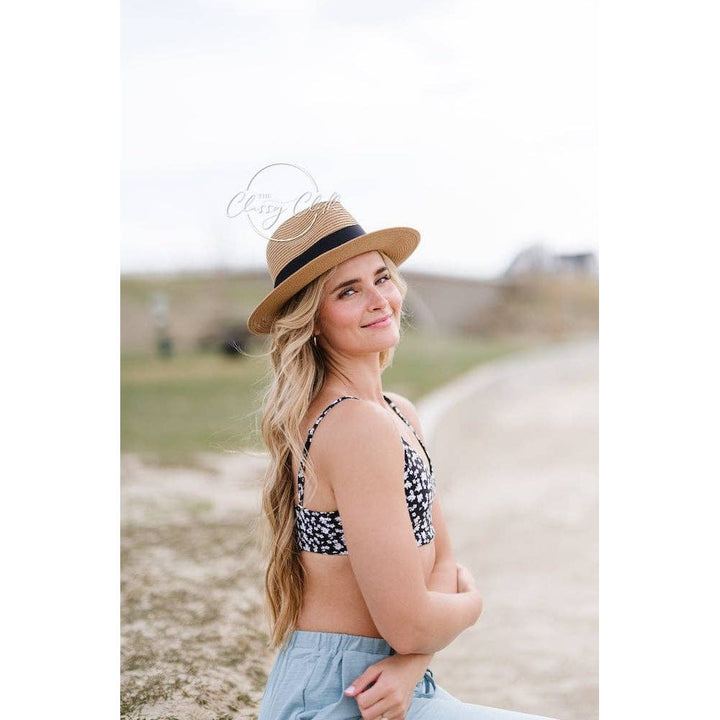 Panama Straw Beach Hat - Natural