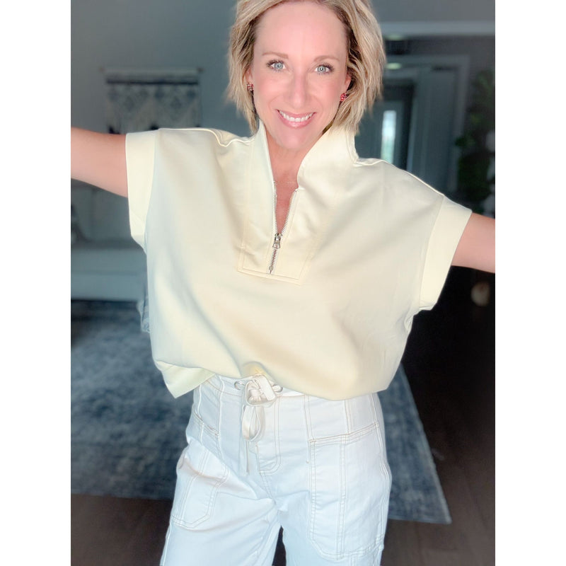 Pixie Half Zip Pullover