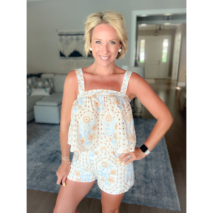 Sea Breeze Eyelet Shorts