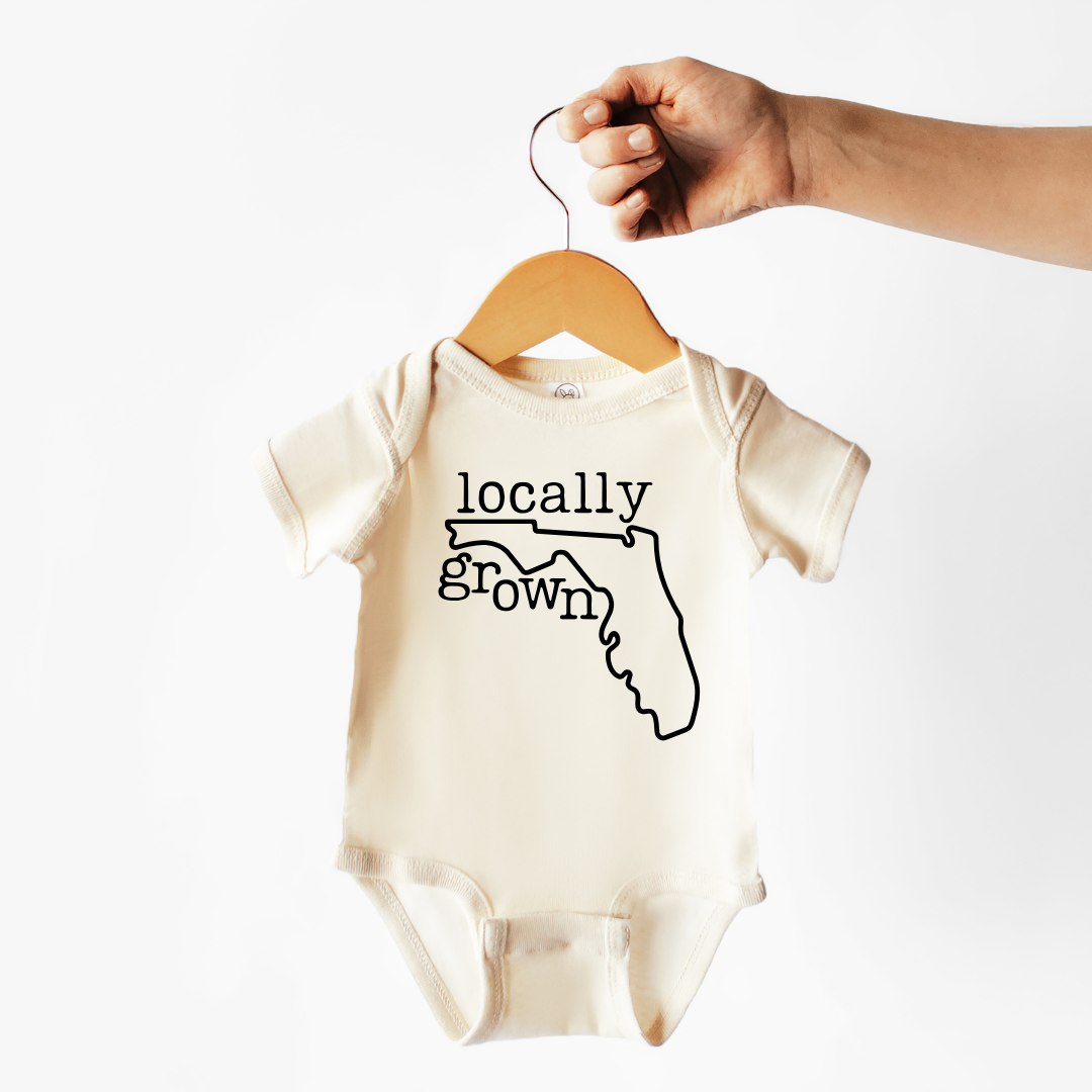 Locally Grown Florida Onesie
