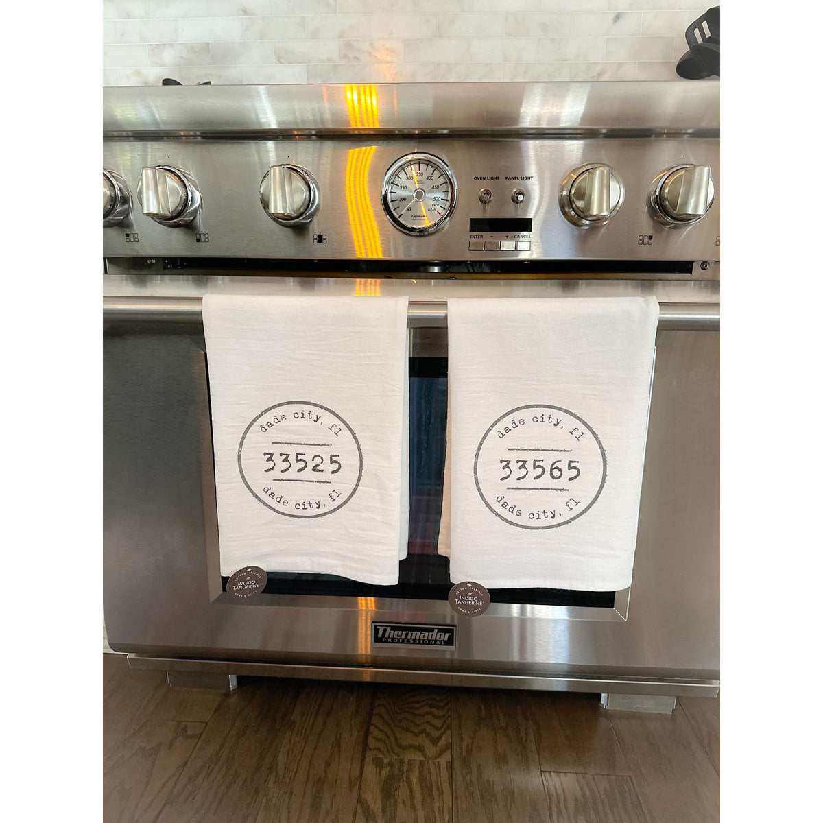 Zip Code Cotton Tea Towel