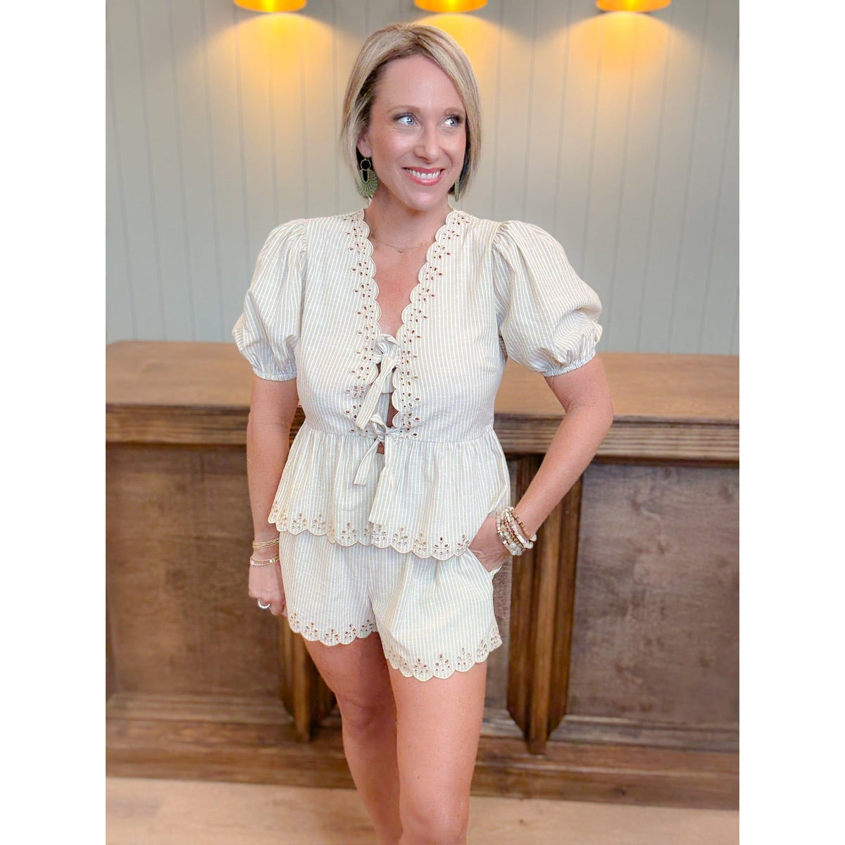 Hattie Stripe Shorts