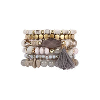 Charm Stack Tassel Bracelet Sets