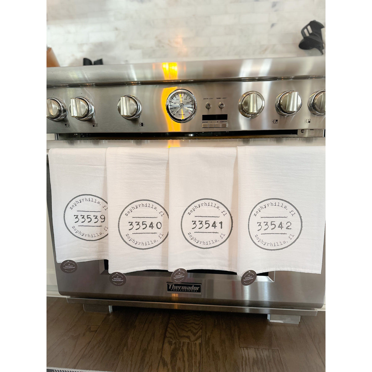 Zip Code Cotton Tea Towel