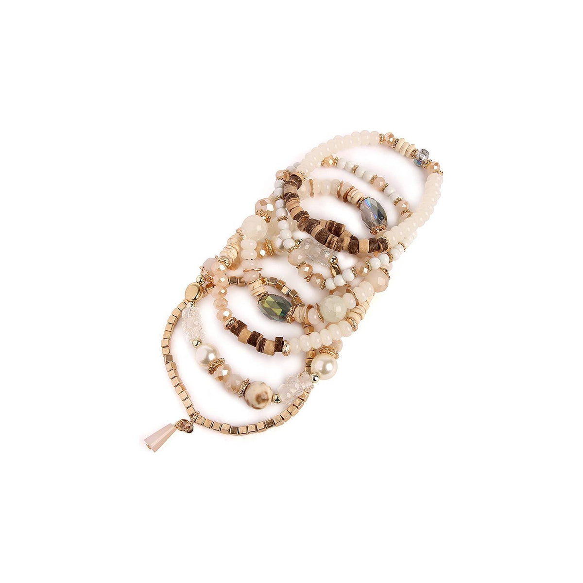 Multi-Stone Beads Stackable Bracelets