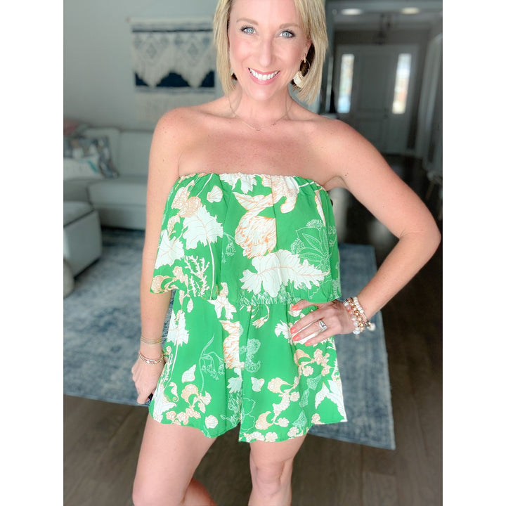 Coastal Grove Romper