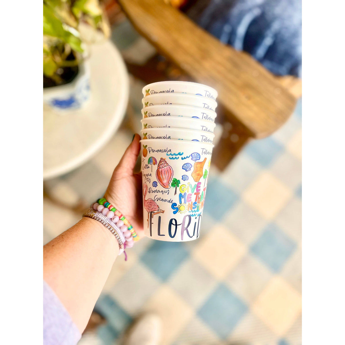 State of Florida Reusable Party Cups