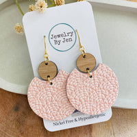 Pink Rainbow Dangle Earrings