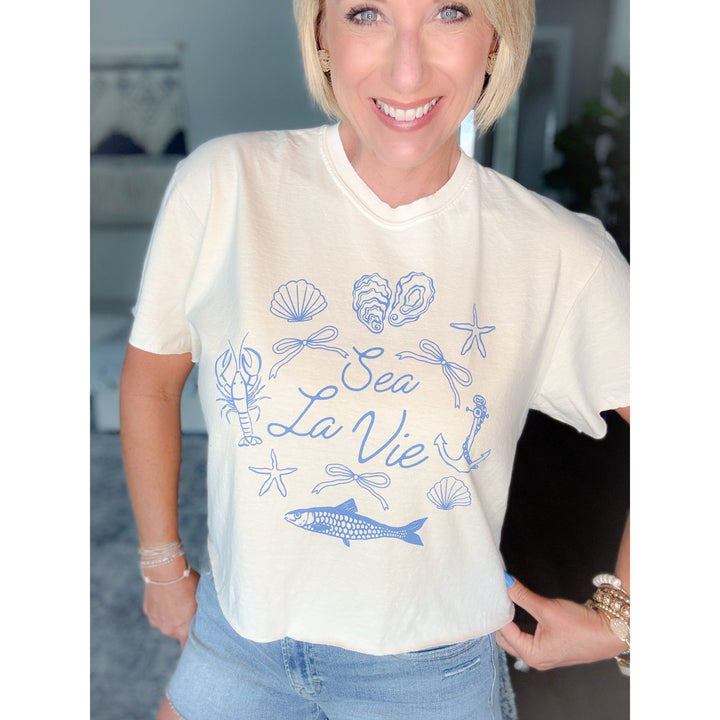 Sea La Vie Crop Top