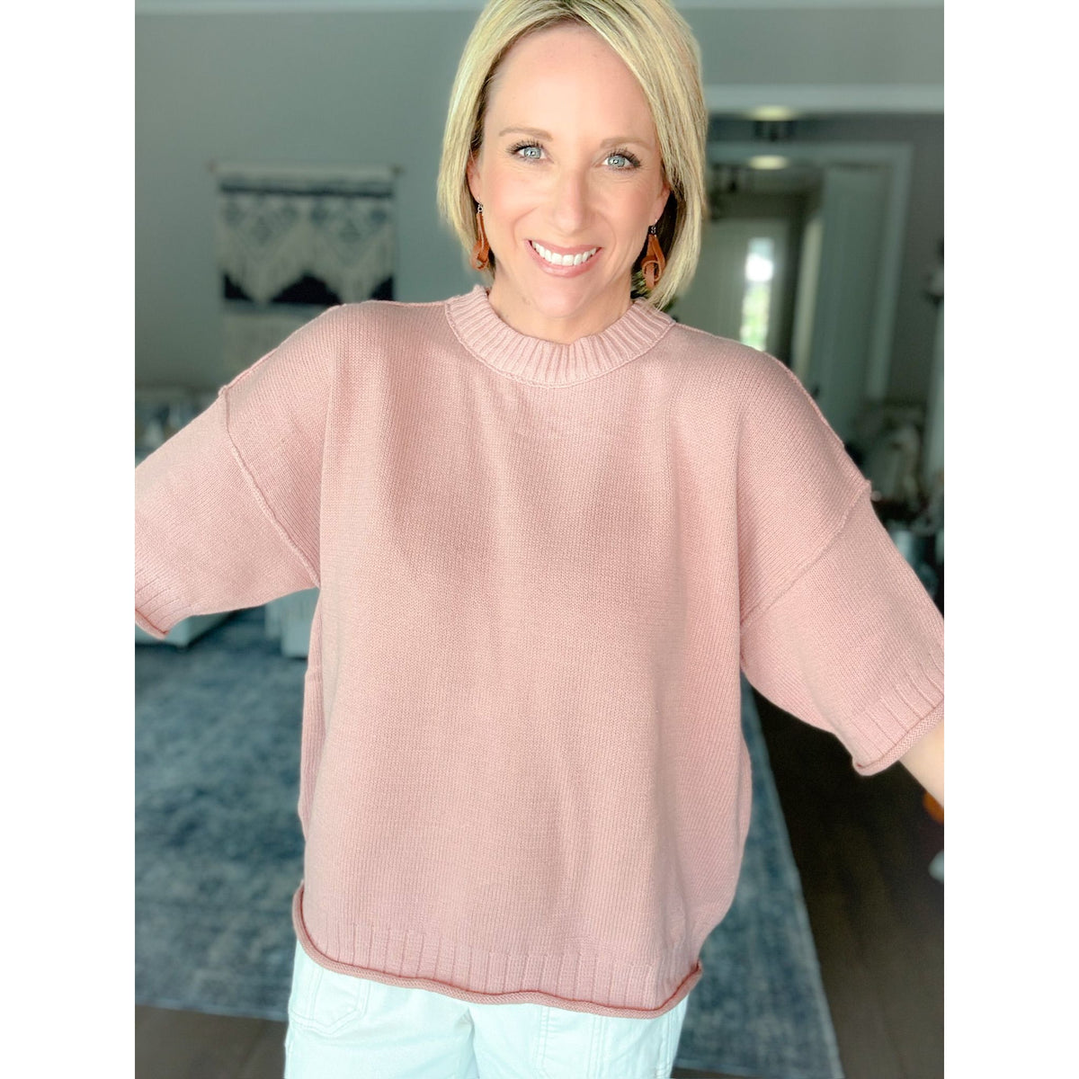 Noelle Drop Knit Sweater