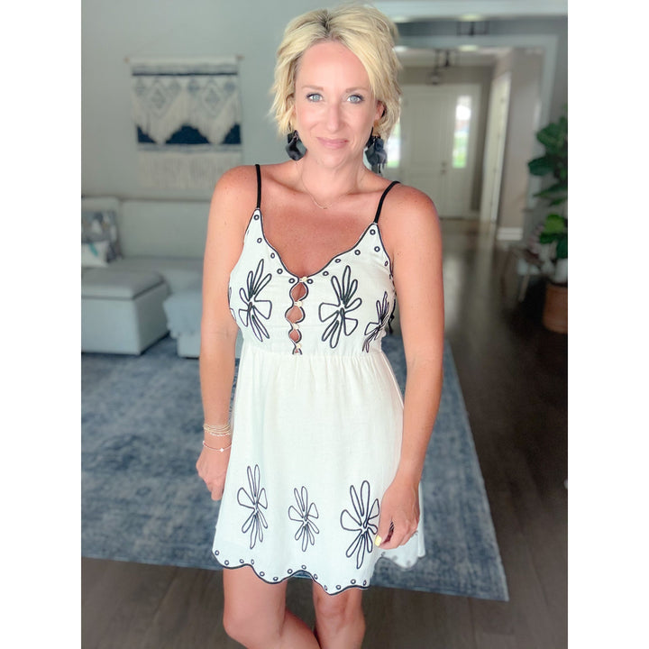 Camille Embroidered Dress