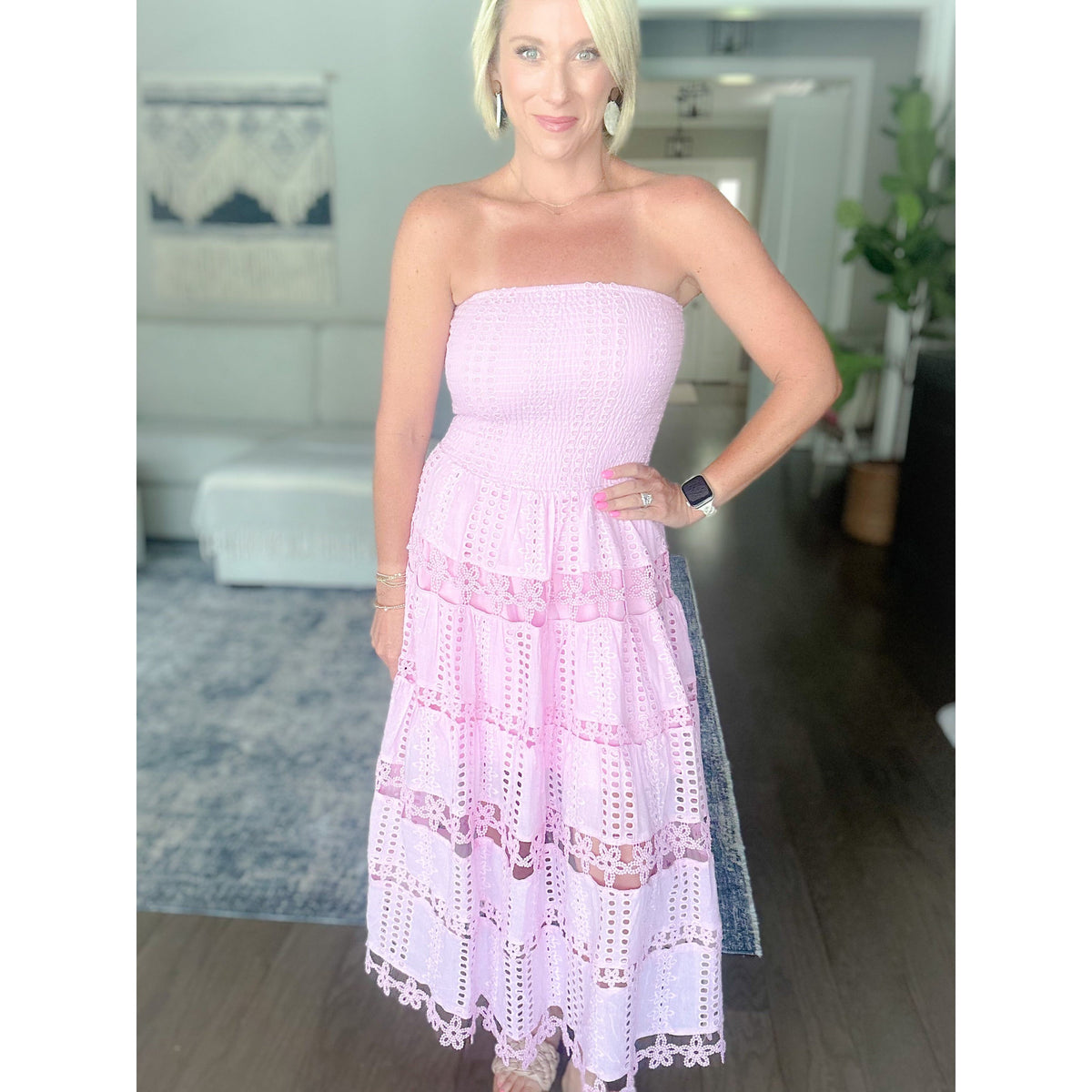 Rosemary Eyelet & Lace Dress