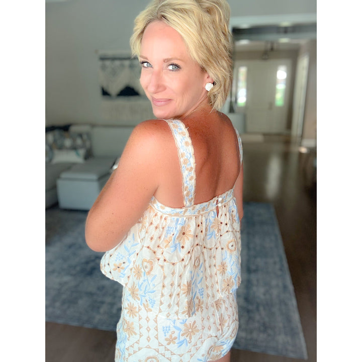 Sea Breeze Eyelet Shorts