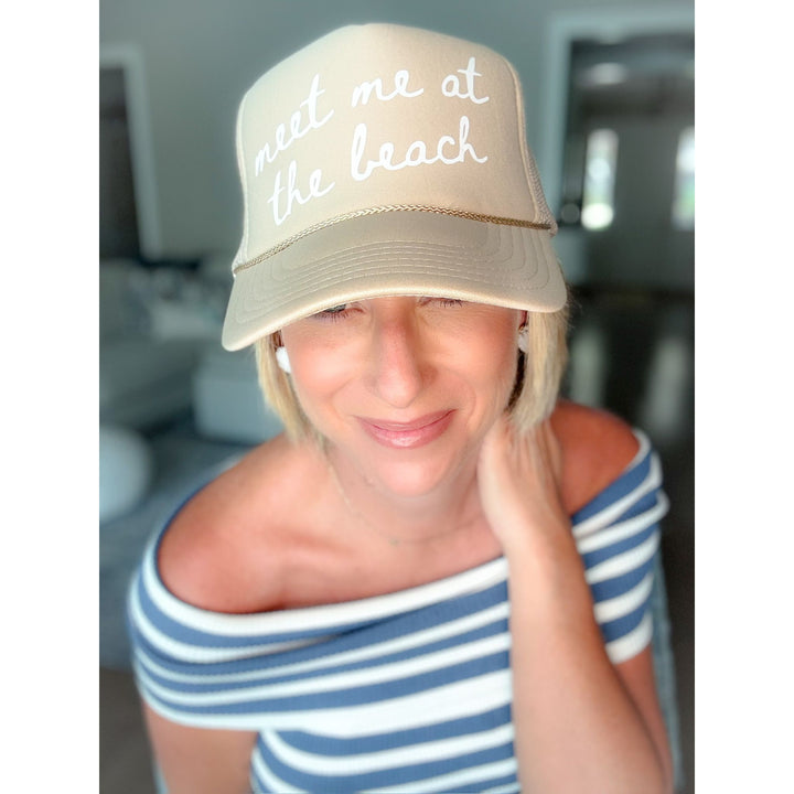 Meet Me At The Beach Trucker Hat
