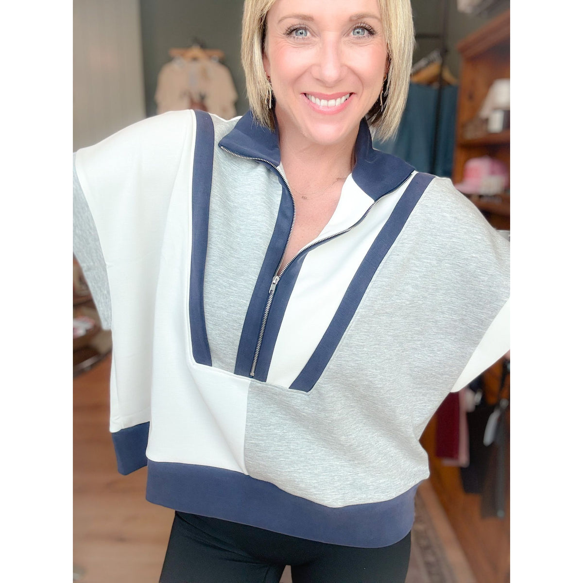 Pixie Half Zip Pullover