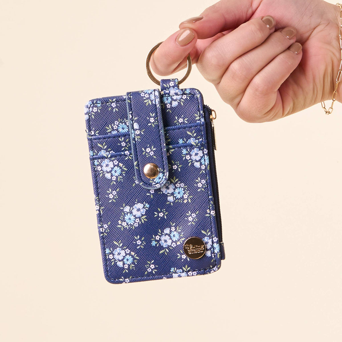 Daydream Navy Keychain Wallet