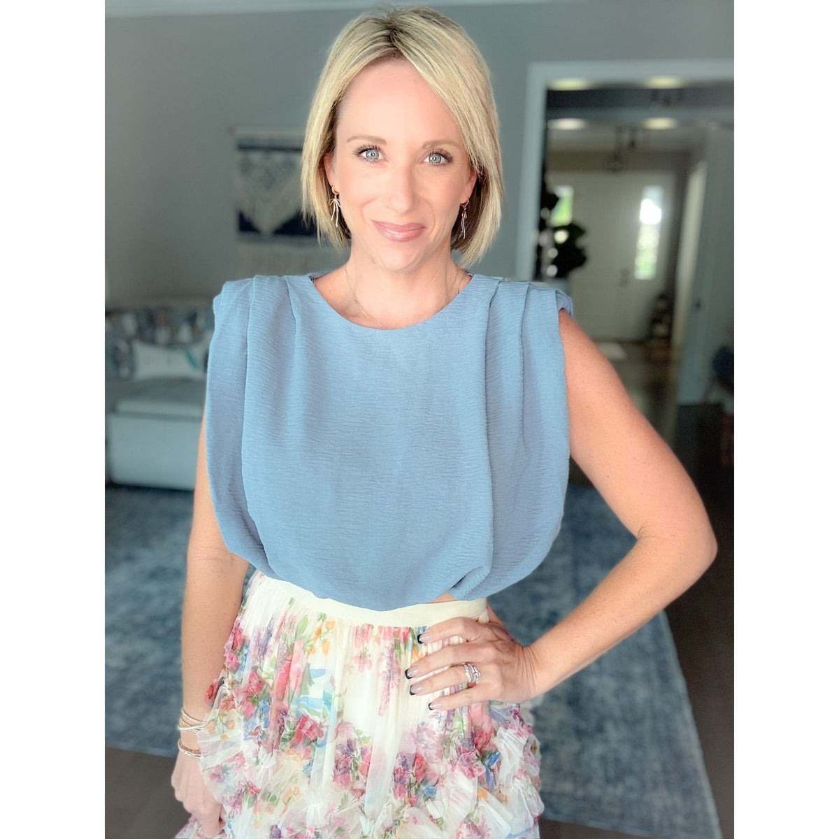 Hadley Sleeveless Crop Top