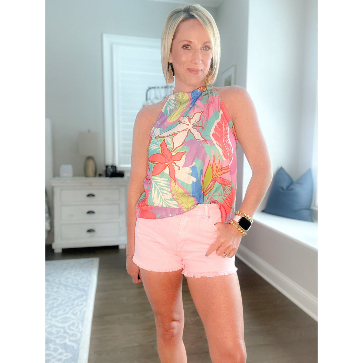 Isla Floral Print Halter