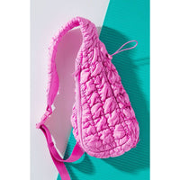 Quilted Crossbody Sling Bag