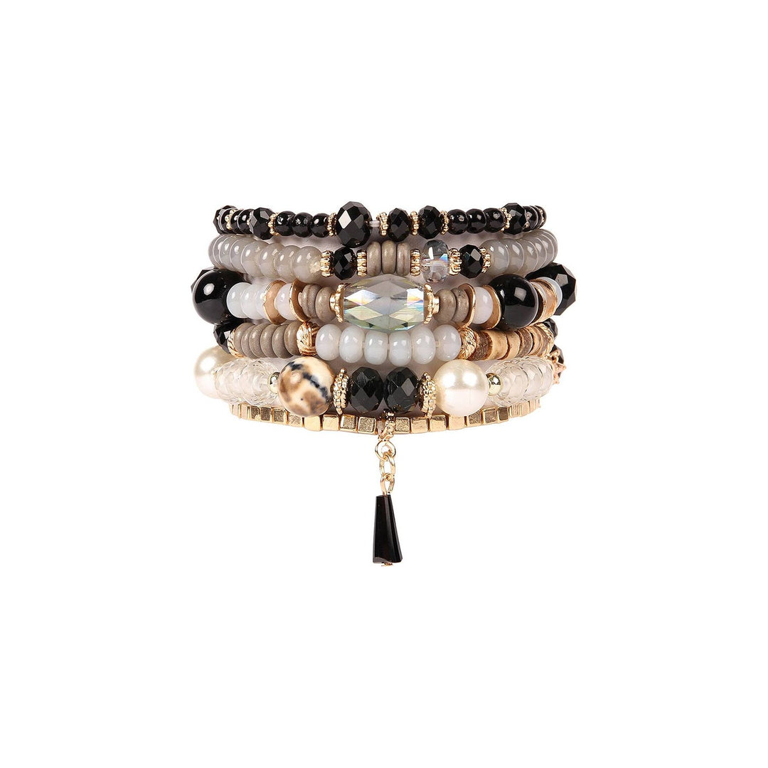 Multi-Stone Beads Stackable Bracelets