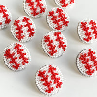 Baseball Stud Earrings