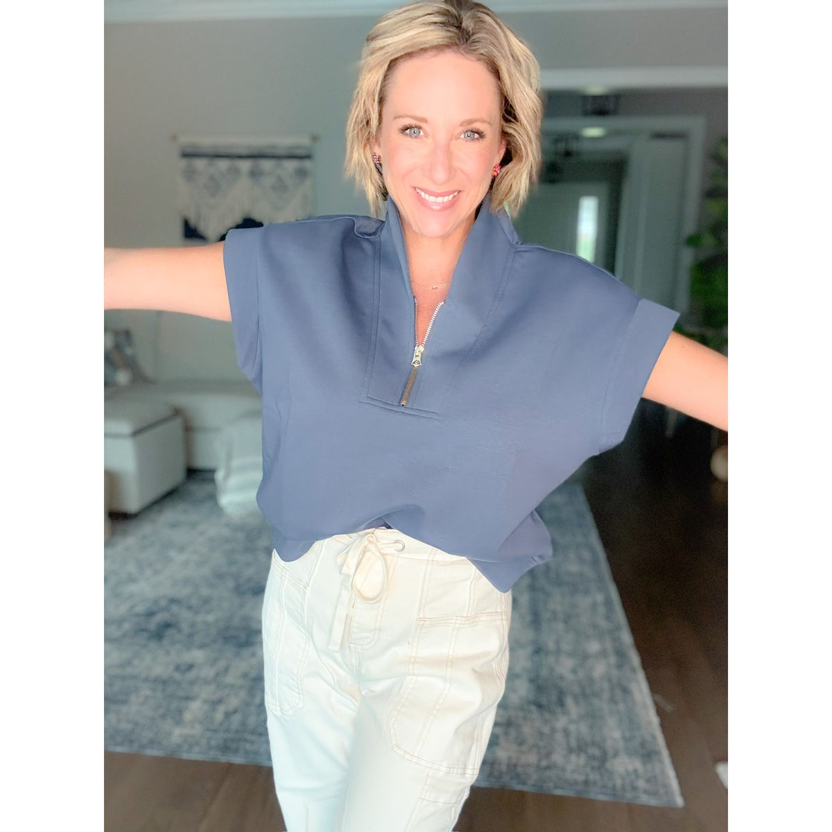 Pixie Half Zip Pullover