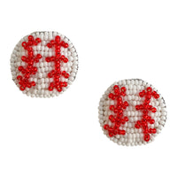 Baseball Stud Earrings