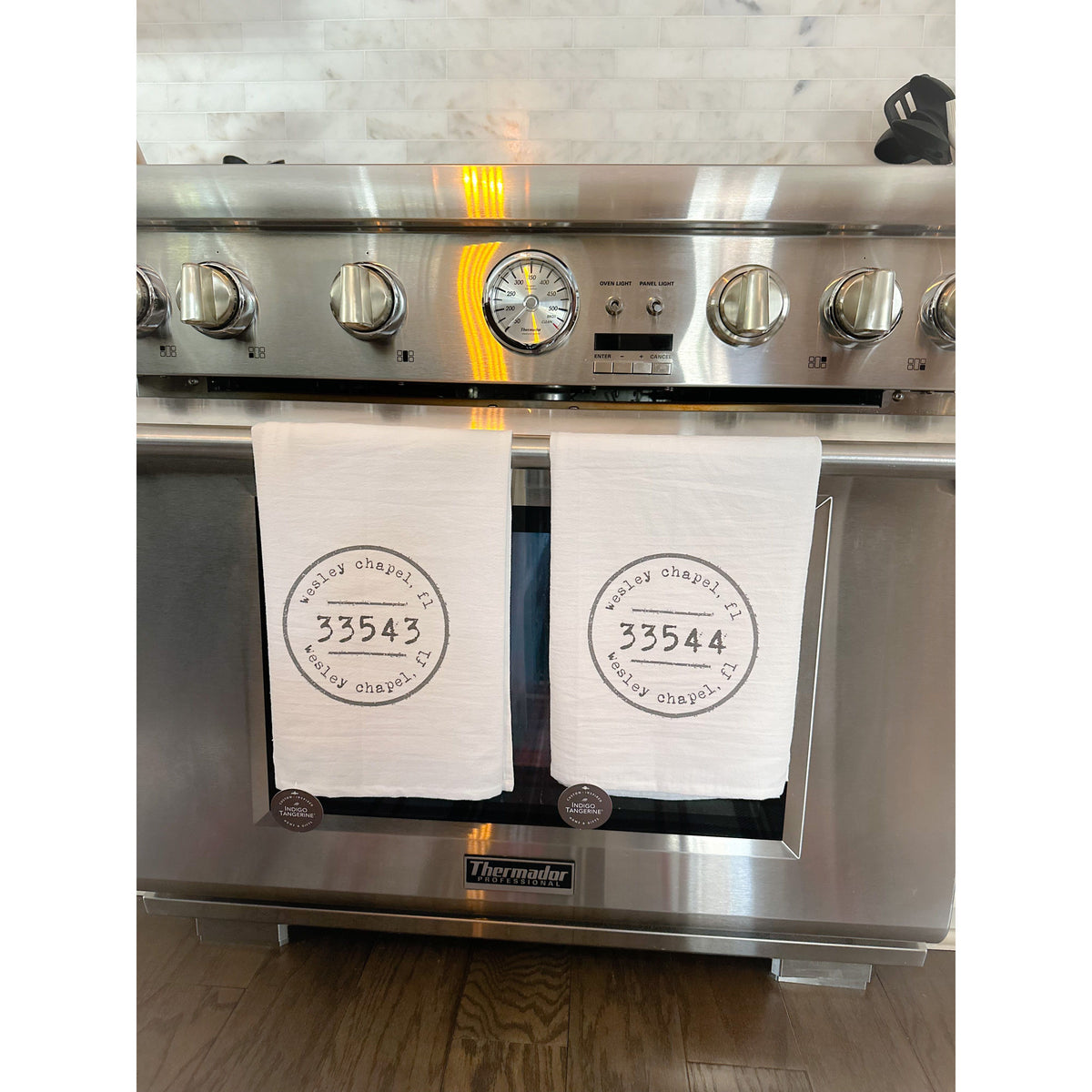 Zip Code Cotton Tea Towel