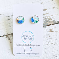 Cork Watercolor Studs