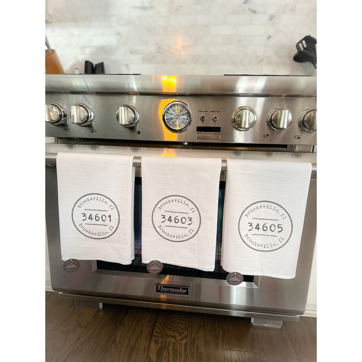 Zip Code Cotton Tea Towel