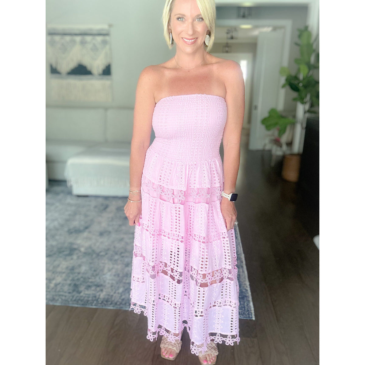 Rosemary Eyelet & Lace Dress