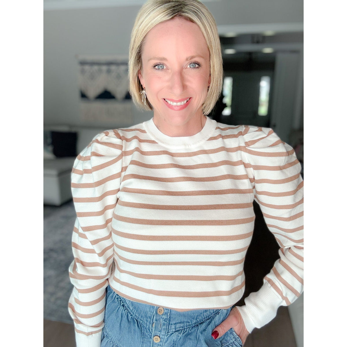 Savannah Puff Sleeve Sweater