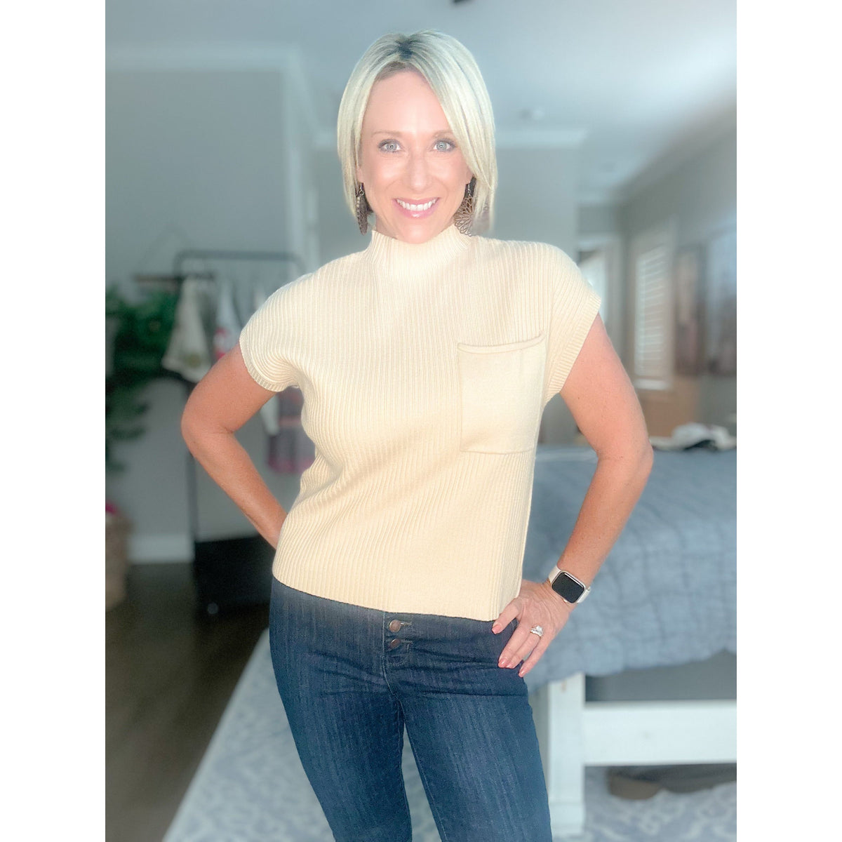 Ava Short Sleeve Sweater