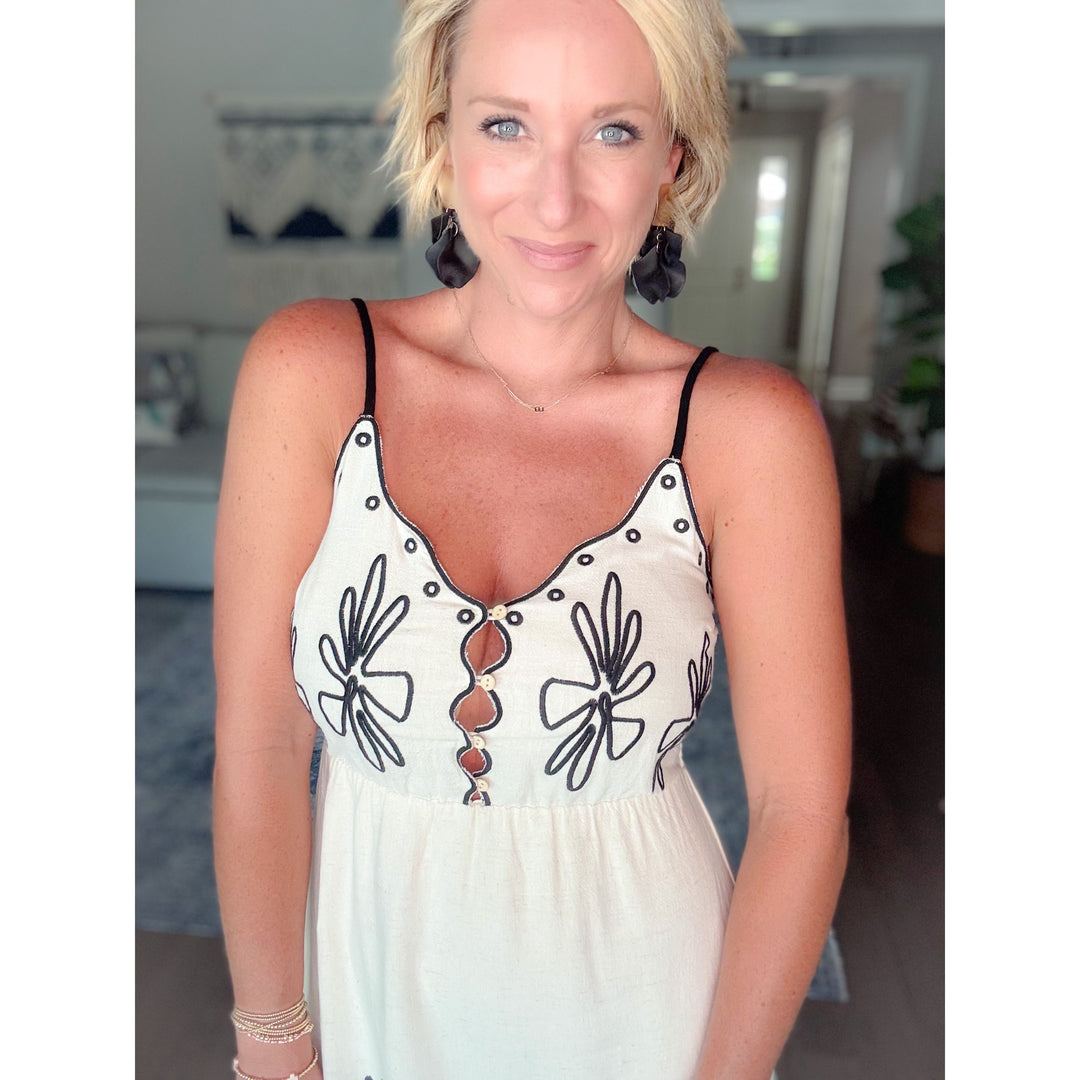 Camille Embroidered Dress