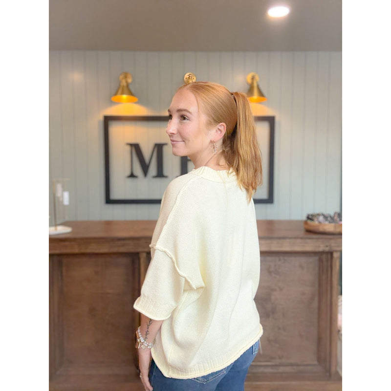 Noelle Drop Knit Sweater