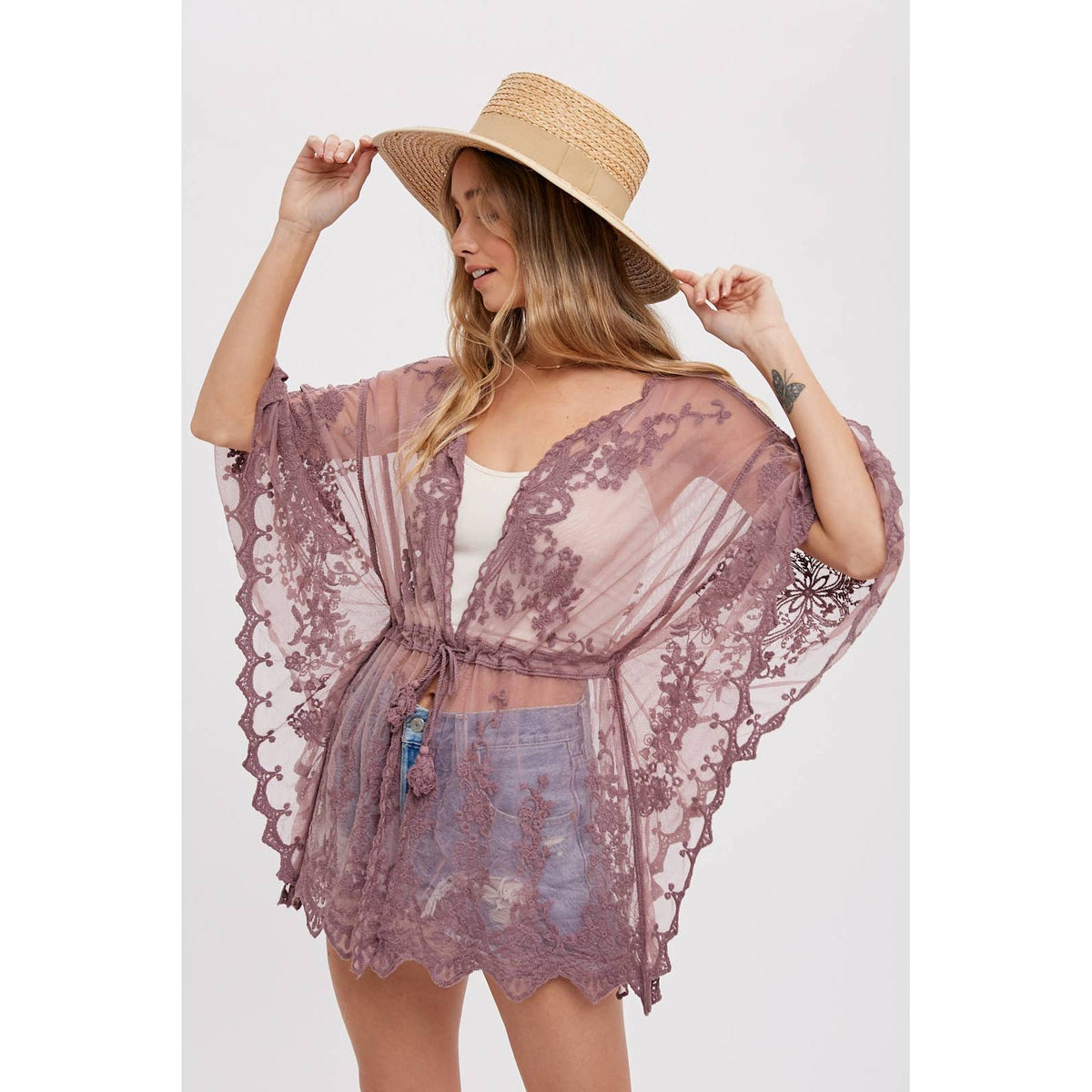 Lainey Lace Kimono