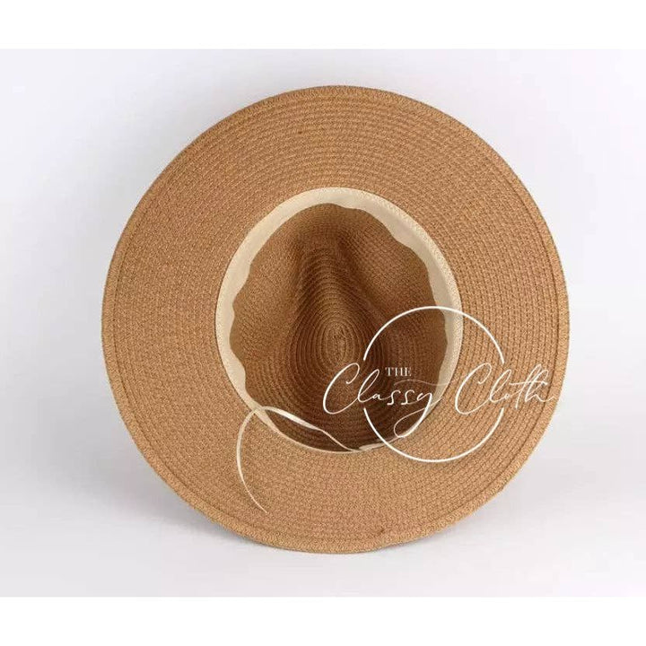 Panama Straw Beach Hat - Ivory