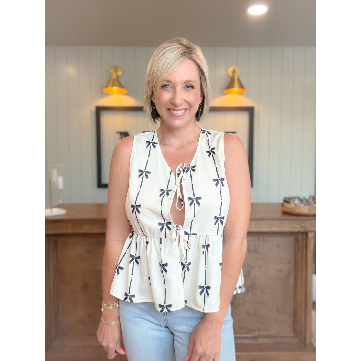 Annelise Bow Top