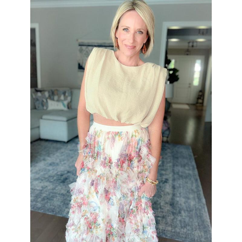 Hadley Sleeveless Crop Top