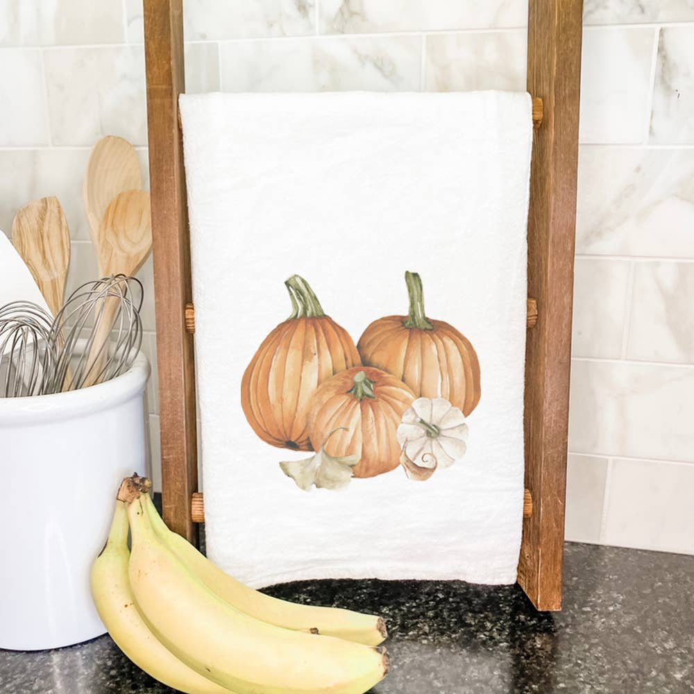 Pumpkin Harvest Cotton Tea Towel